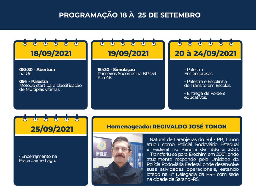 Programa����o Semana do Tr��nsito