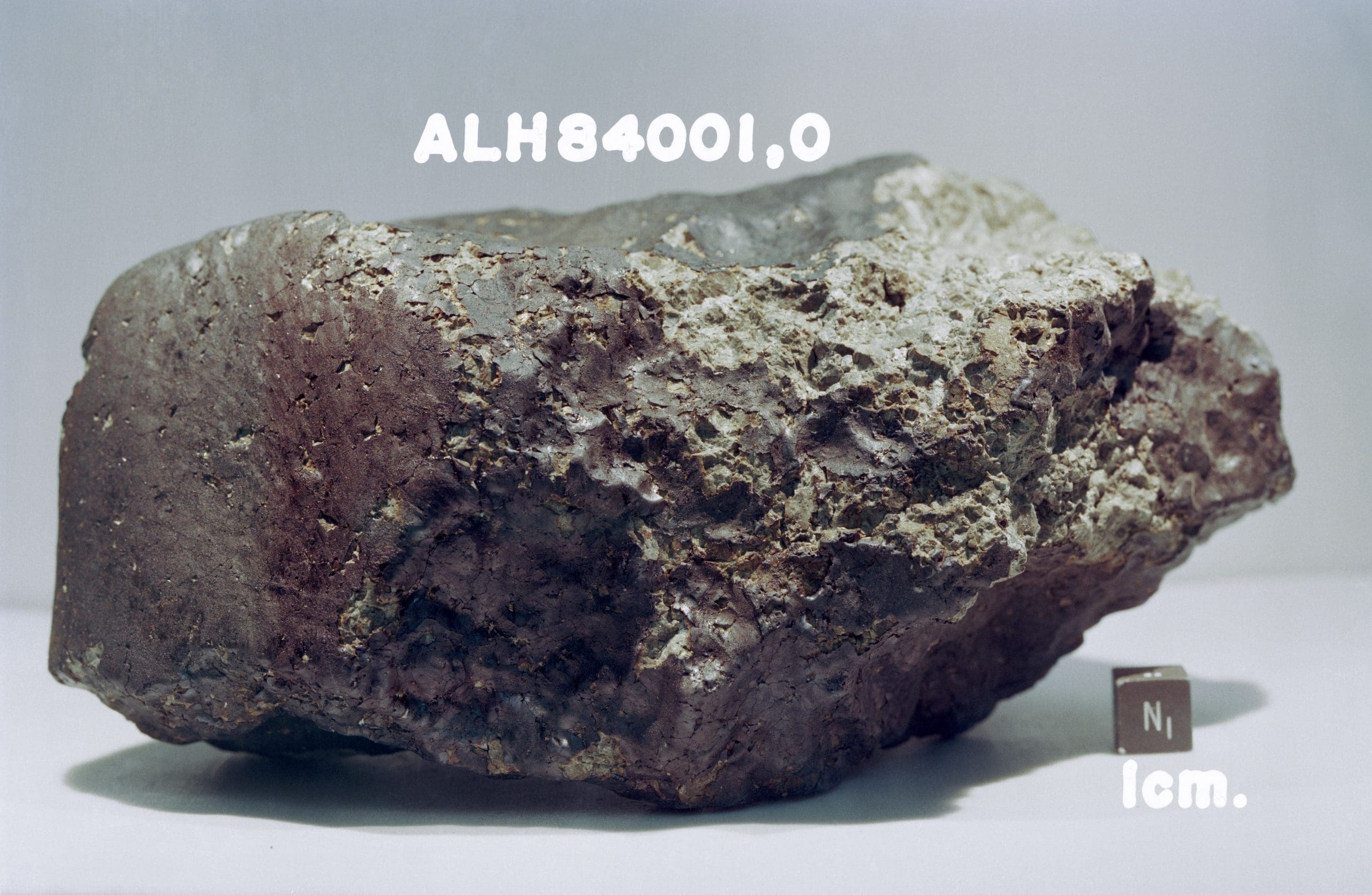 27 de dezembro de 1984 Famoso meteorito de Allan Hills Mars encontrado na Antartida scaled