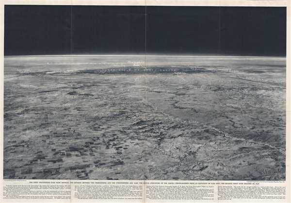 30 de dez de 1930 1a Foto da Curvatura da Terra e tirada