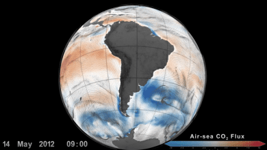Estudo da NASA confirma importancia do oceano sul para absorver carbono