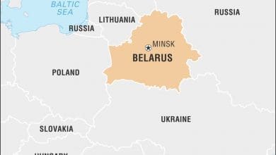 World Data Locator Map Belarus