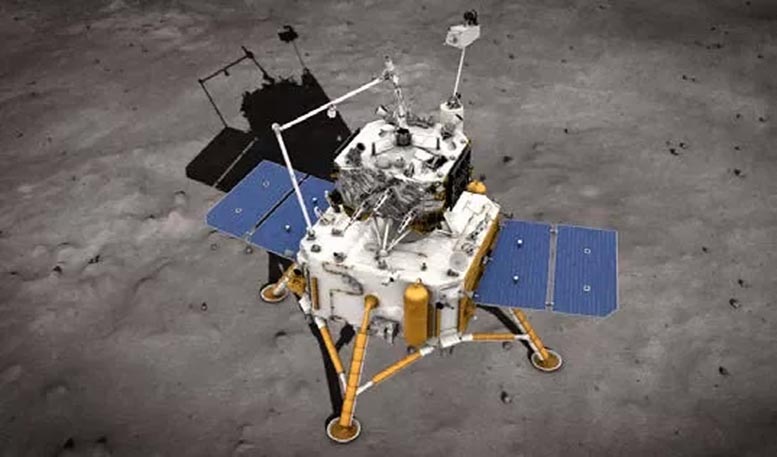 Sonda Chinesa ChangE 5 faz primeira deteccao de agua na lua