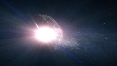 Usar pintura metalica em asteroide pode desviar sua trajetoria