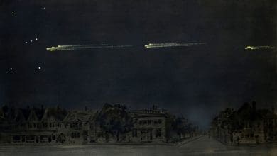 9 de fevereiro de 1913 Grande procissao de meteoros de 1913