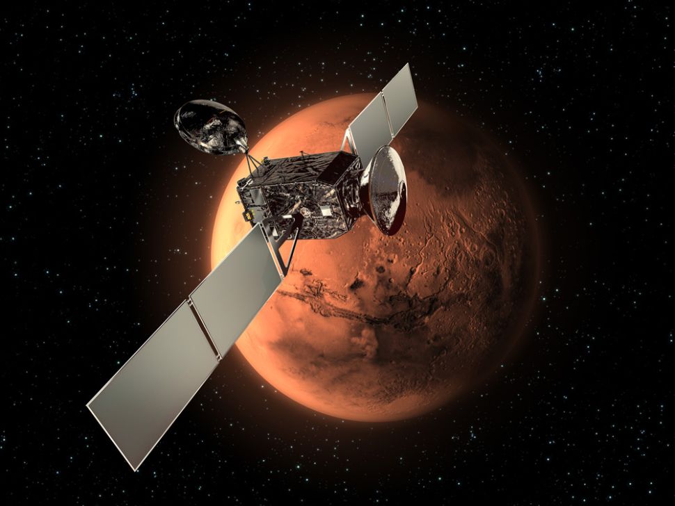14 de marco de 2016 nave exoMars e lancada para buscar vida em Marte