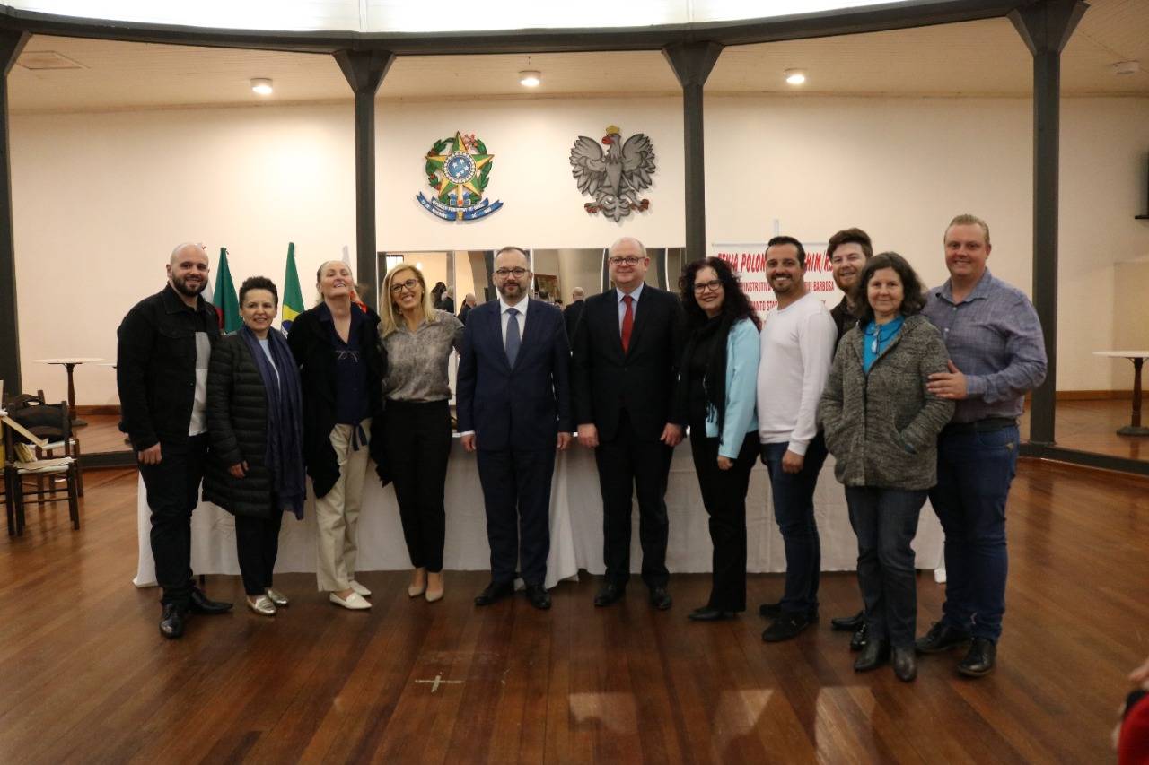 Consulado e comitiva do Governo Polones visitam a comunidade polonesa em Erechim