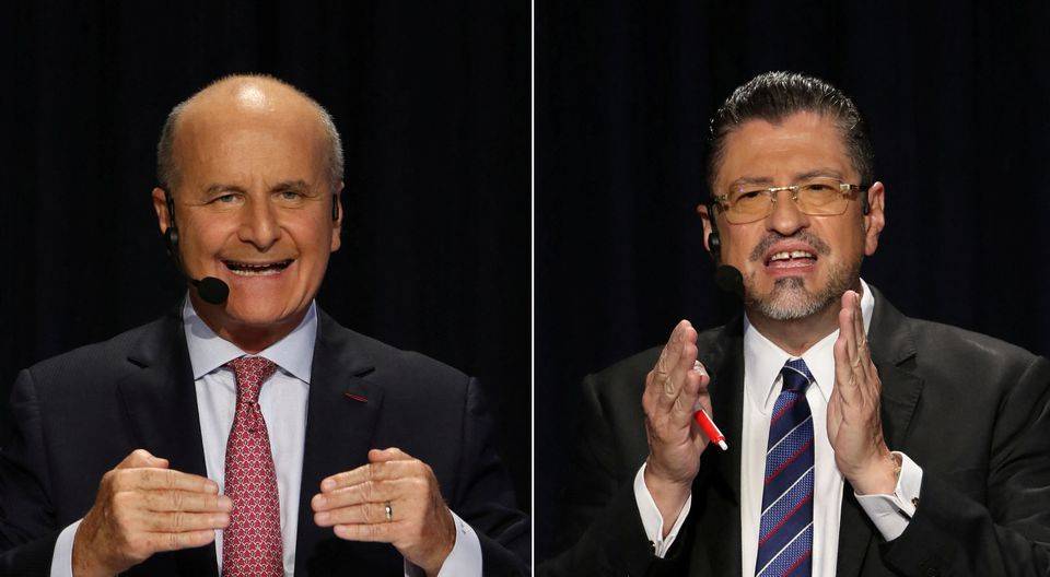 Costarriquenhos escolhem presidente em segundo turno entre um forasteiro e um ex lider
