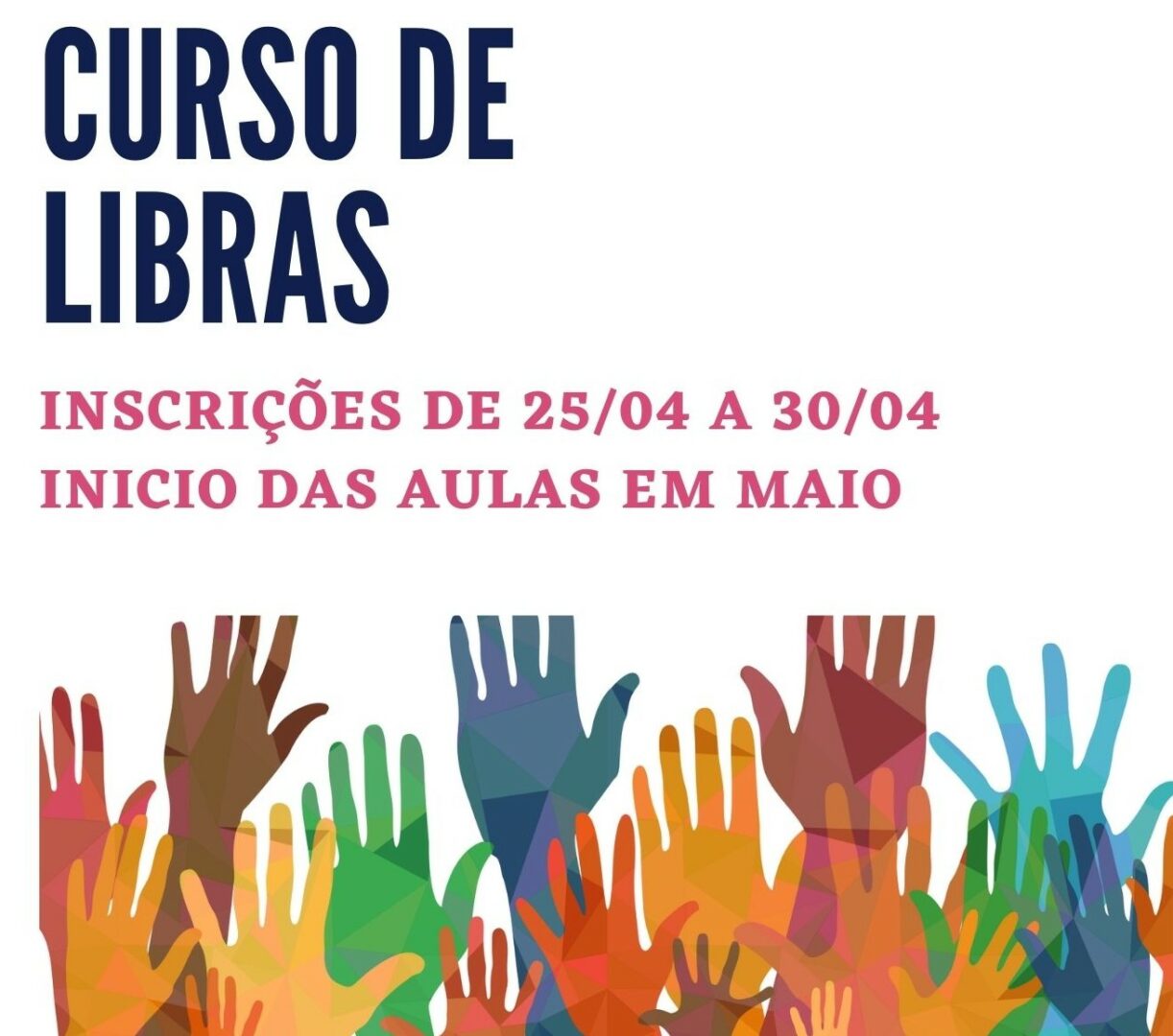 IFRS Campus Erechim oferta vagas para curso de Libras Lingua Brasileira de Sinais