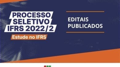IFRS RS Publica editais do Processo Seletivo de estudantes 2022 2