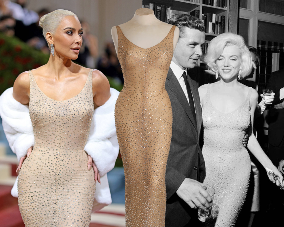 Kim Kardashian e o vestido de Marilyn