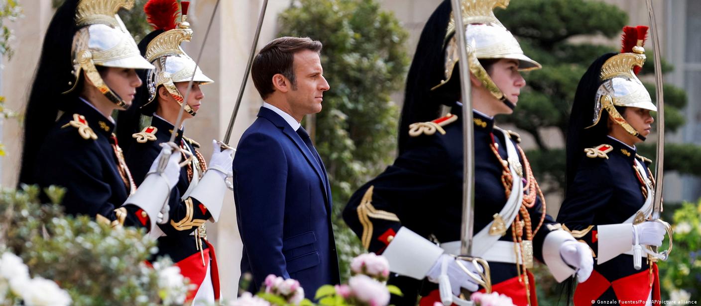 Macron toma posse para seu segundo mandato na Franca