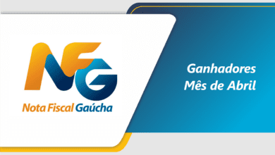 Nota Fiscal Gaucha divulga os ganhadores do mes de abril