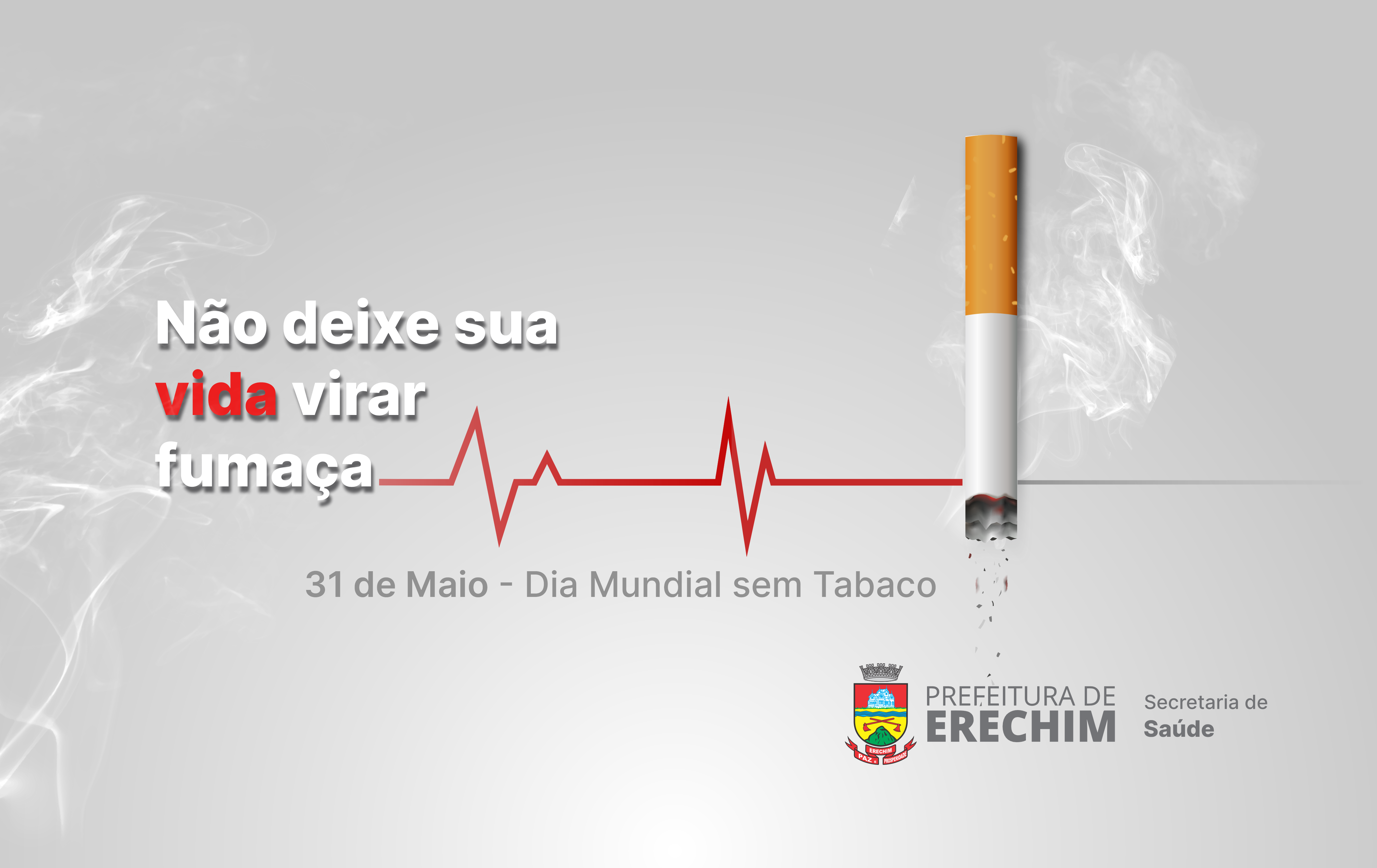 Secretaria de Saude alerta sobre doencas relacionadas ao uso do tabaco