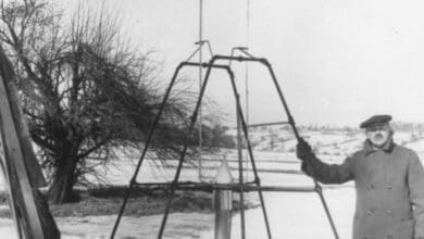 14 de junho de 1914 concedida a primeira patente de foguete movido a liquido