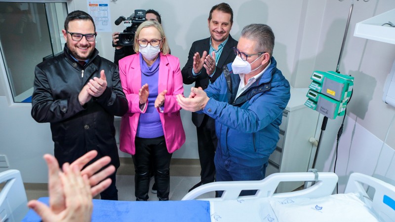 Estado entrega 10 novos leitos de UTI para o Hospital Santa Terezinha em Erechim
