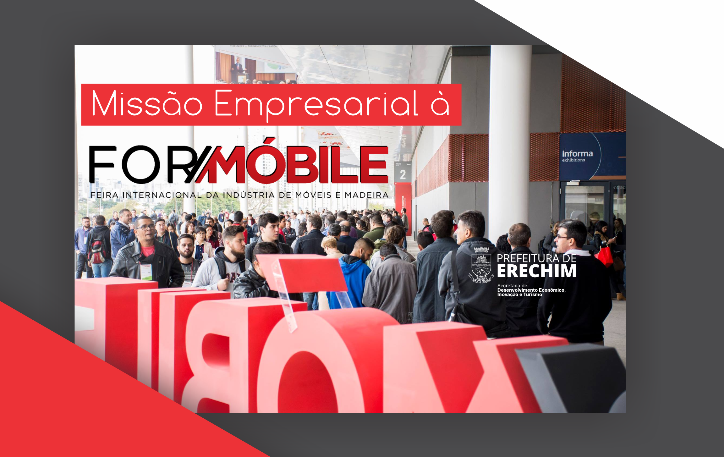 Prefeitura de Erechim vai subsidiar transporte para Missao Empresarial a ForMobile em Sao Paulo