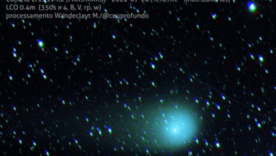 Cometa K2 chega hoje ao ponto mais proximo da Terra