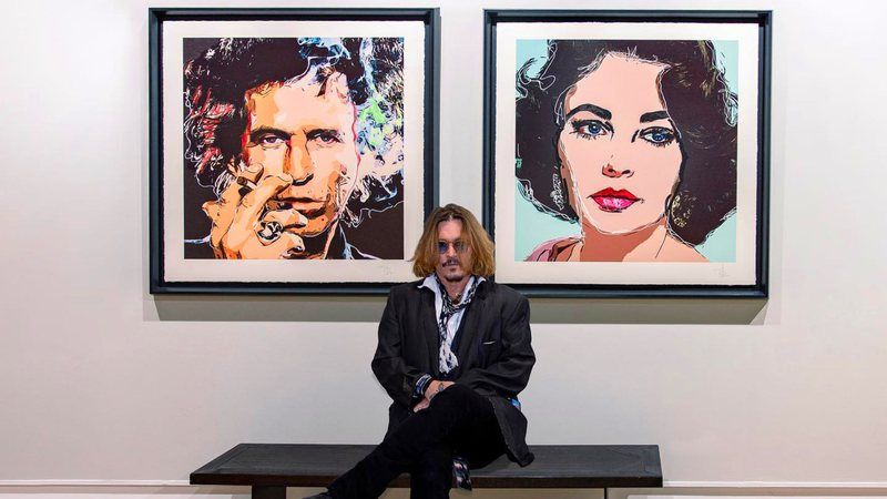 Johnny Depp fatura mais de US 36 milhoes apos lancar colecao de arte