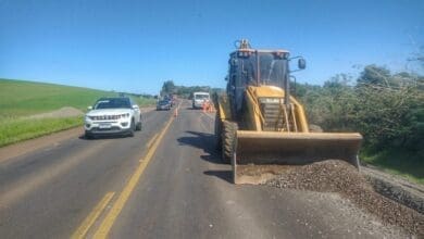 Obras na ERS 135 provocam alteracoes no transito de veiculos entre Passo Fundo e Erechim