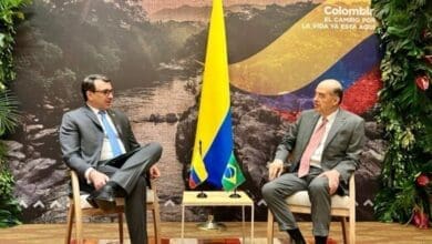 Chanceler brasileiro participa de reuniao bilateral na Colombia