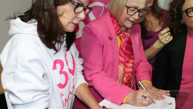 Termo de cooperacao para reduzir indices de mortalidade por cancer de mama e assinado