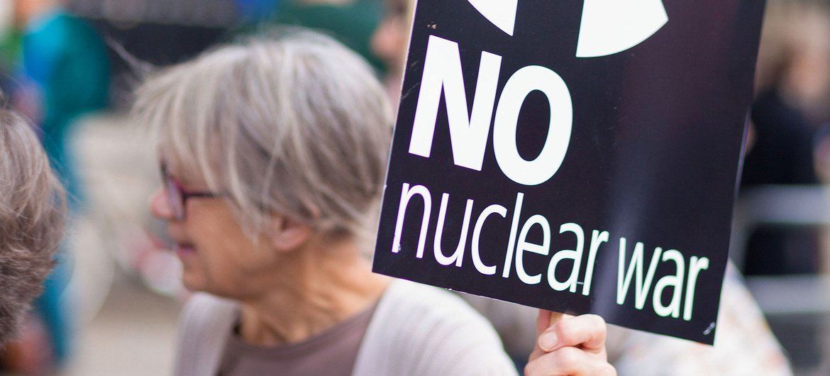 Desarmamento nuclear nao pode ser um sonho utopico afirma Guterres