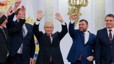Putin assina tratados de anexacao de regioes ucranianas