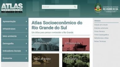 Versao atualizada do Atlas socioeconomico do Rio Grande do Sul e publicada