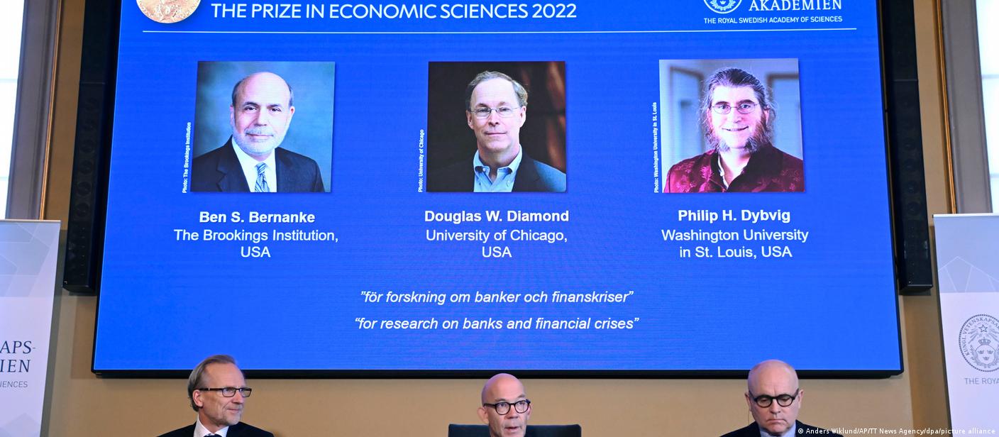 Nobel de Economia premia pesquisas sobre bancos e crises