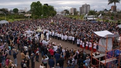 Romaria de Fatima em Erechim recebe grande numero de participantes