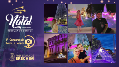 Prefeitura de Erechim divulga os vencedores do Concurso de Foto do Natal Erechim 2022