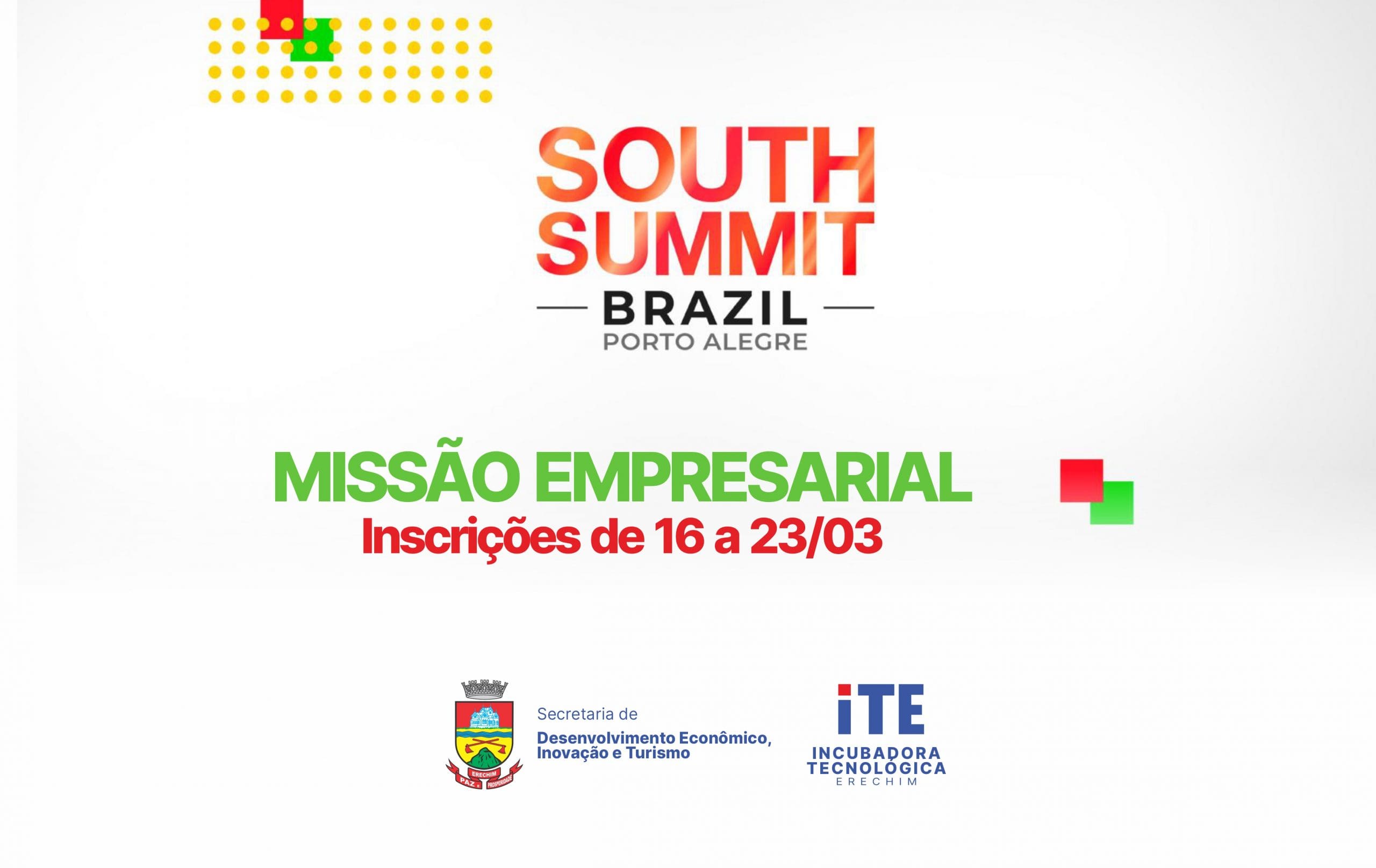 Prefeitura de Erechim abre chamamento publico para Missao Empresarial a South Summit Brazil em Porto Alegre scaled