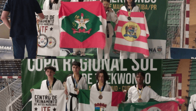 Atletas erechinenses sao medalhistas na Regional Sul de Taekwondo