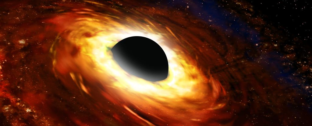 Pela primeira vez a massa giratoria que circunda um buraco negro monstruoso foi medida