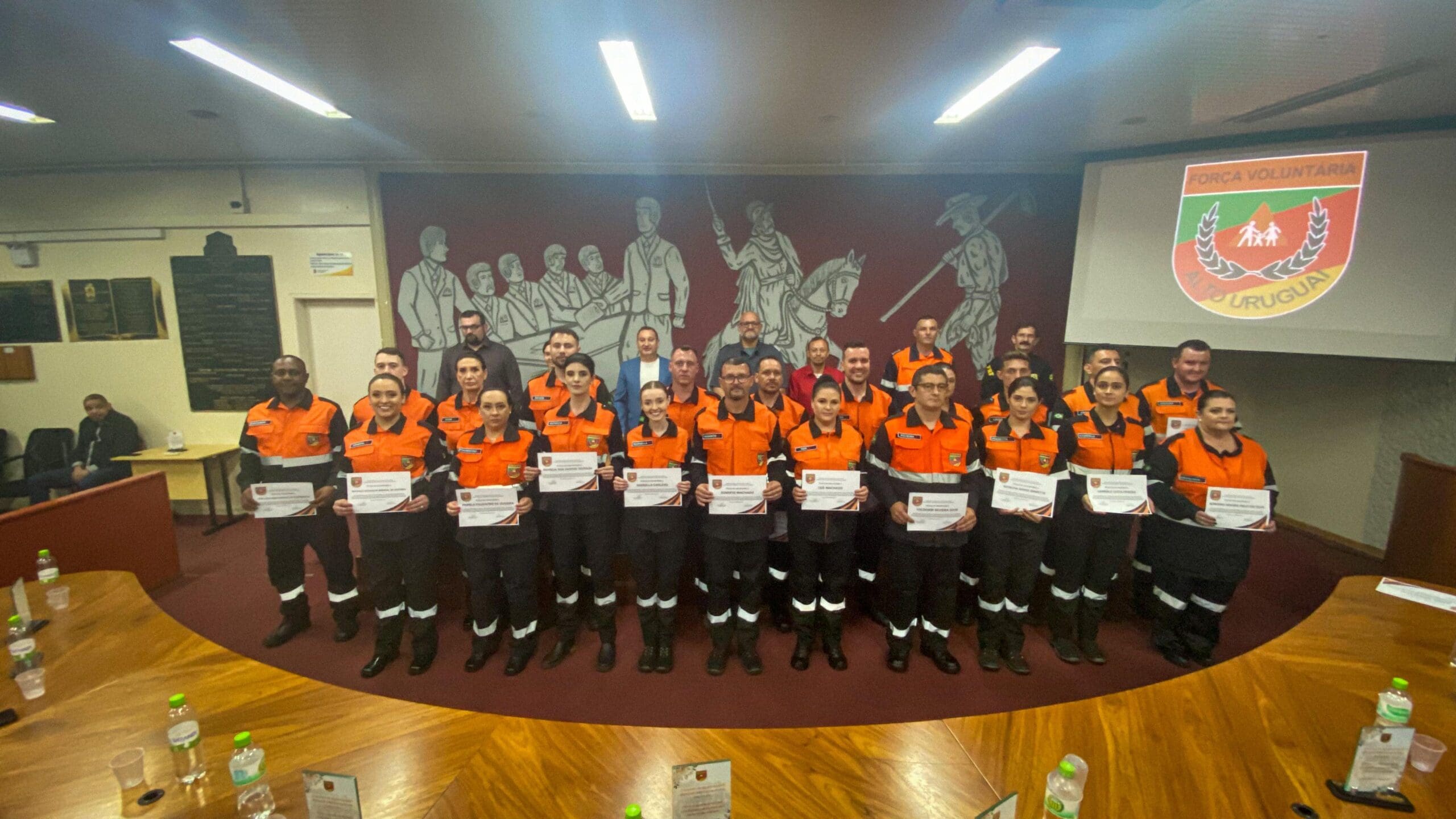 Forca Voluntaria Alto Uruguai forma 22 novos voluntarios scaled