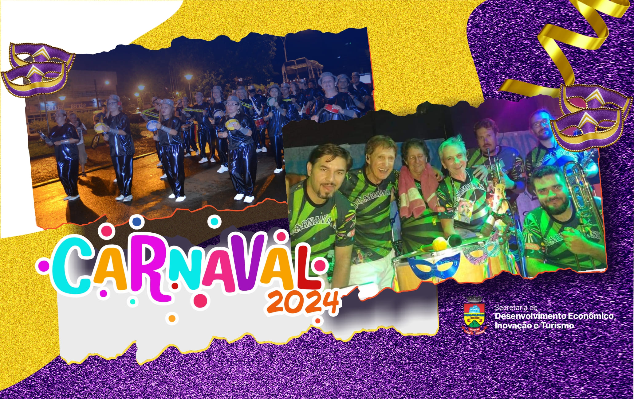 Erechim tera Desfile de Rua e show no Carnaval 2024