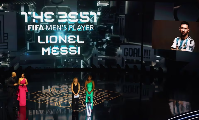 Messi e eleito melhor jogador da FIFA em 2023