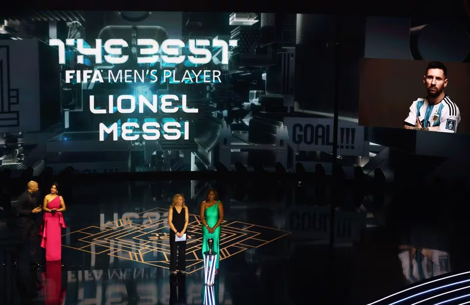Messi e eleito melhor jogador da FIFA em 2023