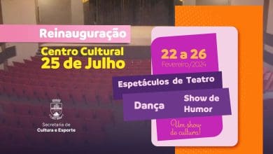 Secretaria da Cultura divulga programacao de reinauguracao do Centro Cultural 25 de Julho