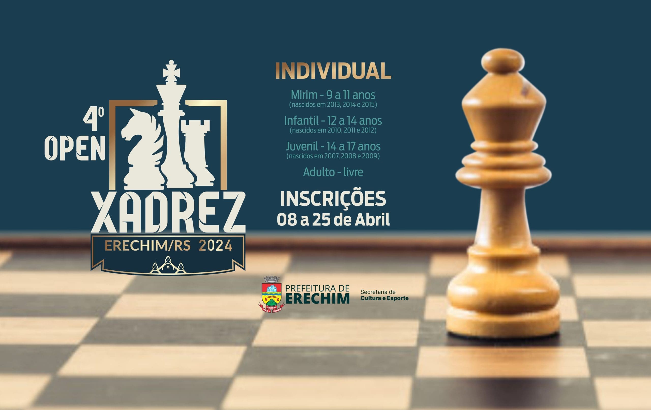 4o Open de Xadrez Individual de Erechim tem as inscricoes abertas scaled