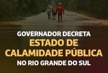 Governo do RS decreta estado de calamidade publica devido as chuvas intensas