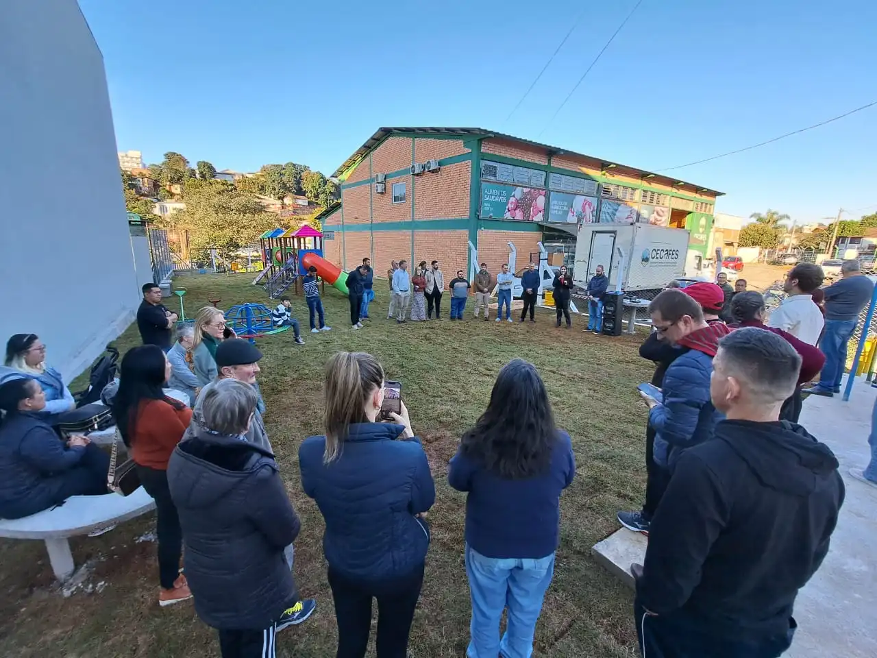 Bairro Sao Cristovao recebe sua primeira praca